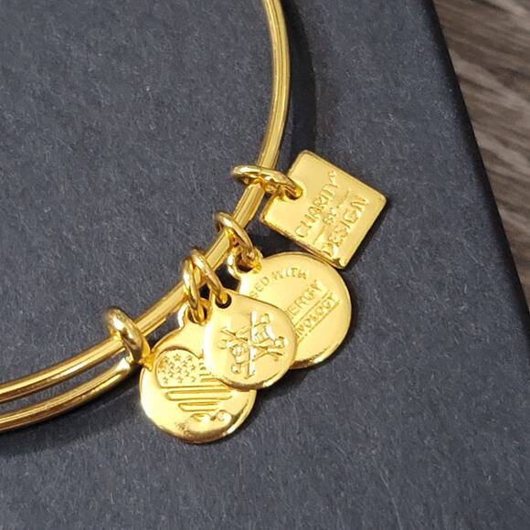 Alex and Ani Fearless Charm Bracelet - Picture 8 of 11